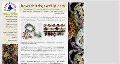 Desktop Screenshot of bowerbirdsjewelry.com
